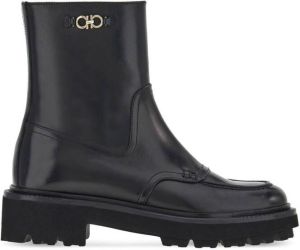 Ferragamo Gancini 20mm ankle boots Black