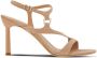 Ferragamo Gancini 85mm suede sandals Neutrals - Thumbnail 1