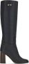Ferragamo Gancini-bit leather boots Black - Thumbnail 1