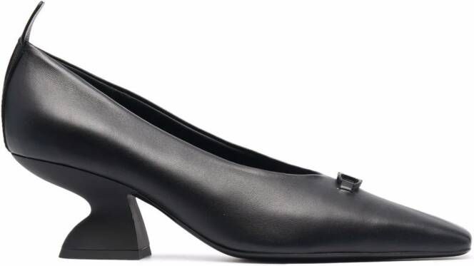 Ferragamo Gancini block-heel pumps Black