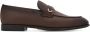 Ferragamo Gancini-buckle leather loafers Brown - Thumbnail 1
