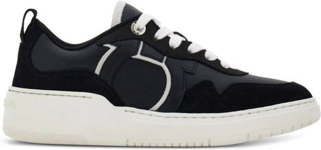 Ferragamo Gancini lace-up sneakers Black