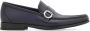 Ferragamo Gancini leather loafers Blue - Thumbnail 1