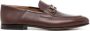 Ferragamo Gancini-Ornament leather loafers Brown - Thumbnail 1