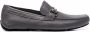 Ferragamo Gancini pebbled driving shoes Grey - Thumbnail 1