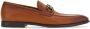 Ferragamo Gancini-plaque leather loafers Brown - Thumbnail 1