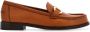 Ferragamo Gancini-plaque leather loafers Brown - Thumbnail 1