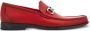 Ferragamo Gancini-plaque leather loafers Red - Thumbnail 1