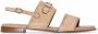 Ferragamo Gancini-plaque suede sandals Neutrals - Thumbnail 1