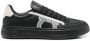 Ferragamo Gancini-print detail sneakers Black - Thumbnail 1