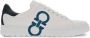 Ferragamo Gancini-print low-top sneakers White - Thumbnail 1