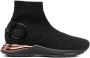 Ferragamo Gardena sock ankle sneakers Black - Thumbnail 1