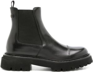 Ferragamo George leather Chelsea boots Black