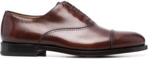 Ferragamo Giovanni leather Oxford shoes Brown