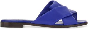 Ferragamo knot-detail open-toe sandals Blue