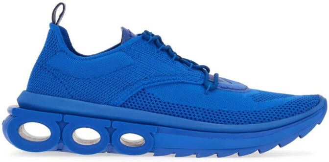 Ferragamo knitted running sneakers Blue