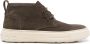 Ferragamo lace-up suede sneaker boots Green - Thumbnail 1