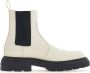 Ferragamo leather chelsea boots White - Thumbnail 1
