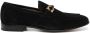 Ferragamo Lester slip-on suede loafers Black - Thumbnail 1