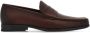 Ferragamo logo-debossed leather loafers Brown - Thumbnail 1