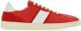 Ferragamo logo-debossed low-top sneakers Red - Thumbnail 1