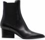 Ferragamo logo-embossed heel Chelsea boots Black - Thumbnail 1