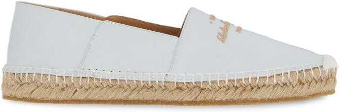 Ferragamo logo-embroidered espadrilles White