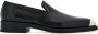 Ferragamo metal-toecap leather loafers Black - Thumbnail 1