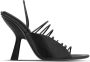 Ferragamo 105mm ultra-fine straps sandals Black - Thumbnail 1
