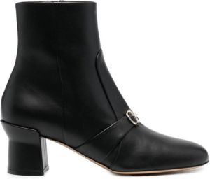 Ferragamo Orietta 65mm leather boots Black