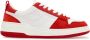 Ferragamo panelled leather sneakers Red - Thumbnail 1
