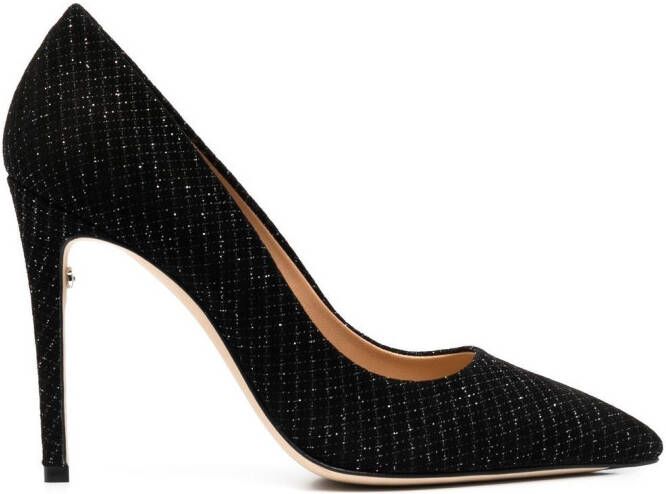 Ferragamo pointed high-heel pumps Black