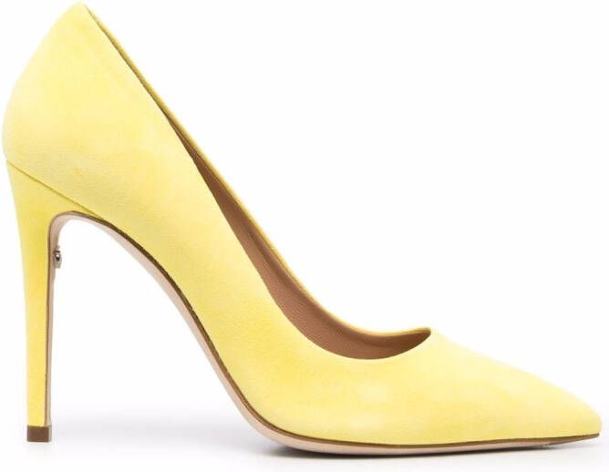 Ferragamo pointed-toe 105mm pumps Yellow