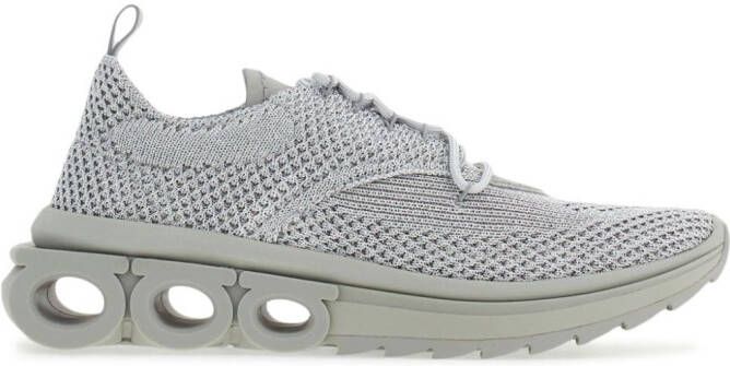 Ferragamo Running lace-up sneakers Silver