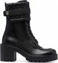 Ferragamo Shiraz leather boots Black - Thumbnail 1