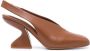Ferragamo 85mm Sloane chunky-heel pumps Brown - Thumbnail 1