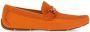 Ferragamo tie-detail suede loafers Orange - Thumbnail 1
