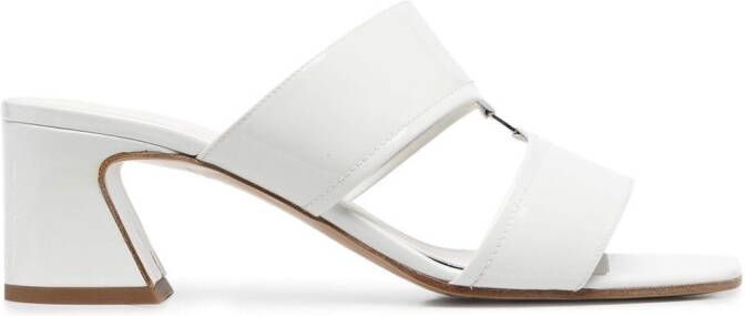 Ferragamo Tot 55mm double-strap sandals White