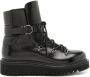 Ferragamo Trekking leather ankle boots Black - Thumbnail 1