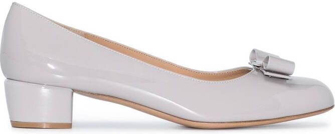 Ferragamo Vara 30mm ballet pumps Neutrals