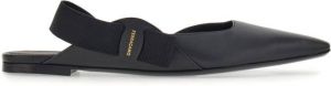 Ferragamo Vara bow-detailing leather ballerinas Black