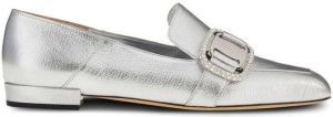 Ferragamo Vara chain loafers Silver