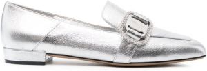 Ferragamo Vara chain loafers Silver