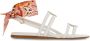 Ferragamo Vara lace-up sandals White - Thumbnail 1