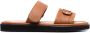 Ferragamo Vara touch-strap sandals Brown - Thumbnail 1