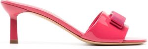 Ferragamo Viva Bow 60mm mules Pink