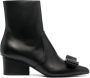 Ferragamo Viva bow-detail boots Black - Thumbnail 1