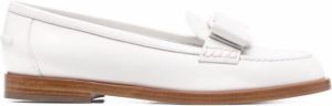 Ferragamo Viva bow-embellished loafers White