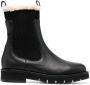Ferragamo wool-lined Chelsea boots Black - Thumbnail 1