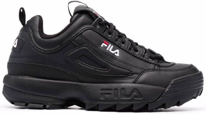 Fila disruptor low trainers Black